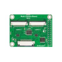 Arducam B012001 Multi Camera Adapter Module V2.2 for Raspberry Pi Camera Module 3 12MP IMX708 / 5MP OV5647 / 8MP IMX219 / 12MP IMX477 Cameras