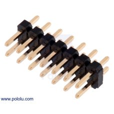 Pololu 2663 Low-Profile Male Header: 2×7-Pin, 8.75 mm - 0.100 inch (2.54 mm)
