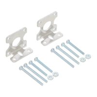 Pololu 2670 / 2671 Stamped Aluminum L-Bracket Pair for Plastic Gearmotors