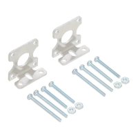 Pololu 2670 / 2671 Stamped Aluminum L-Bracket Pair for Plastic Gearmotors