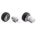 Pololu 2687/2682/2684/2686 12mm Hex Wheel Adapter for 3mm/ 4mm/ 6mm Shaft (2-Pack)