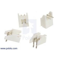 Pololu 2719 / 2722 2.5 mm JST XH-Style Shrouded Male Connector: Right Angle Extended