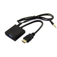 HDMI A to VGA Adapter with Audio