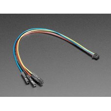 Adafruit 4397 STEMMA QT / Qwiic JST SH 4-pin Cable with Premium Female Sockets - 150mm Long