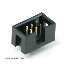 Pololu 854 / 898 Shrouded Box Header: 0.100 inch (2.54 mm) Male