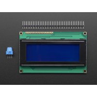 Adafruit 198 Standard LCD 20x4 + extras - white on blue