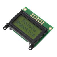 Pololu 356 8×2 Character LCD - Black Bezel - Parallel Interface