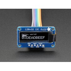 Adafruit 931 Monochrome 128x32 I2C OLED graphic display