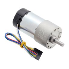 Pololu 4757 / 4758 Metal Gearmotor 37Dx65L mm 12V with 64 CPR Encoder - Helical Pinion