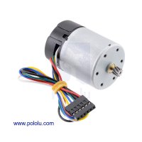 Pololu 4750 / 4751 / 4752 / 4753 / 4755 / 4756 / 2828 Metal Gearmotors with 64 CPR Encoder (Helical Pinion)