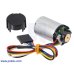 Pololu 4860 / 4861 / 4862 / 4863 / 4864 / 4865 / 4866 / 4867 / 4868 / 4869 Metal Gearmotor 25D MP 12V with 48 CPR Encoder