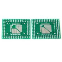 QFP/TQFP/LQFP/FQFP 32/44/64/80/100 to DIP Adapter PCB Board Converter