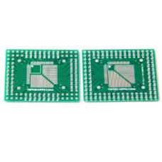 QFP/TQFP/LQFP/FQFP 32/44/64/80/100 to DIP Adapter PCB Board Converter