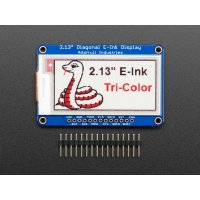 Adafruit 4086 2.13 inch Tri-Color eInk / ePaper Display with SRAM - Red Black White