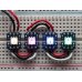 Adafruit 1312 Breadboard-friendly RGB Smart NeoPixel Pack of 4