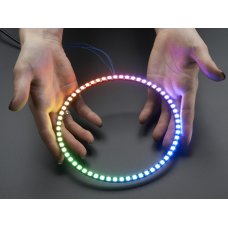 Adafruit 1768 NeoPixel 1/4 60 Ring - 5050 RGB LED with Integrated Drivers