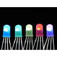 Adafruit 1938 NeoPixel Diffused 5mm Through-Hole LED - 5 Pack