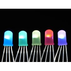 Adafruit 1938 NeoPixel Diffused 5mm Through-Hole LED - 5 Pack