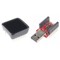 MicroView Starter Kit - OLED Arduino Module, USB Programmer & components
