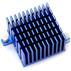 40 x 40 x 25 mm Tall Blue Heat Sink