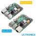 UCTRONICS U6110 PoE HAT for Raspberry Pi 4, UCTRONICS Mini Power over Ethernet Expansion Board for Raspberry Pi 4 B 3 B+, with Cooling Fan