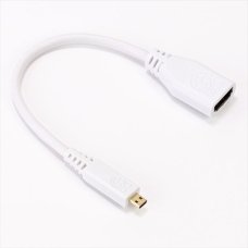 Raspberry Pi Official micro-HDMI to standard HDMI adapter cable 