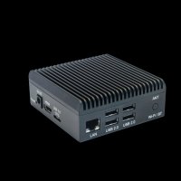 UP fanless chassis with VESA mounting plate
