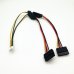 ROCKPro64 Power Cable For Dual SATA Drives 