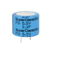 Electric Double Layer Super Capacitor FGR0H225ZF / FGR0H105ZF - 5.5 VDC, -40/+85°C