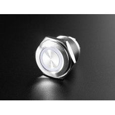 Adafruit 3350 / 3425 / 3423 Rugged Metal Pushbutton - 6V RGB Momentary