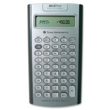 Professional Financial Calculator - TI BA II Plus