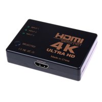 HDMI Switch Selector 3x1 Splitter Box Ultra HD for HDTV Xbox