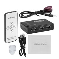 HDMI Switch Selector with 5 In 1 Out 5Port Video For HDTV PS3 DVD