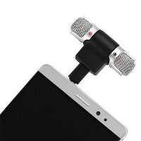 Mini 3.5mm Jack Microphone Stereo Mic For Recording Mobile Phone Studio Interview Microphone 4 pin For smartphone