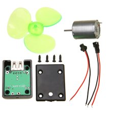 Mini Wind Turbine Generator Charger Portable Emergency Mobile Phone Charger Micro Wind Generator DIY Kit