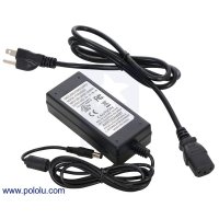 Pololu 1465 / 1468 Wall Power Adapter: 5A, 5.5×2.1mm Barrel Jack, Center-Positive