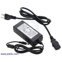 Pololu 1462 / 1465 / 1468 Wall Power Adapter: 5A, 5.5×2.1mm Barrel Jack, Center-Positive