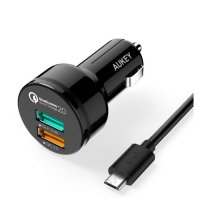 Car USB with Qualcomm Quick Charge 2.0 - Aukey