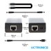 UCTRONICS U6114  PoE Splitter 5V 4A – Active PoE+ to Barrel Jack, IEEE 802.3at Compliant for Jetson Nano PoE, Security Camera, and More