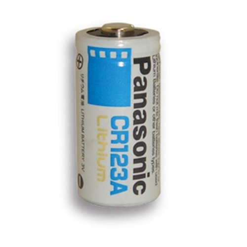 CR123A lithium battery, 3 V (x1) 