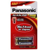 Panasonic Alkaline 2-Pack AAA 1.5V Battery