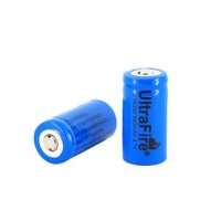 Rechargeable Battery - 16340 3.7V, 1200 mAh/ 1300 mAh