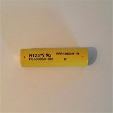 Rechargeable Battery - 18650 3.3V, 1500mAh - LiFePO4 chemistry