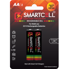 Smartcell 2235 / 2255 AAA Rechargeable Ni-mH Cell - 1.2V, 800mAH / 1000mAH - Pack of 2