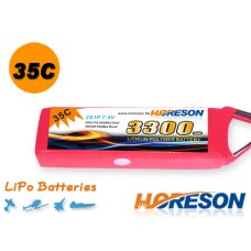 Lipo Battery Pack 7.4V 3000 - 3300mAh 2S 