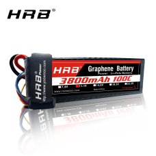 Graphene lipo battery 2S / 3S 4S 5S 6S - 3800mAh 100C for 1/8 1/10 1/12 RC Cars