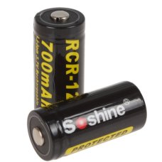 Rechargeable Battery - 16340 3.7V, 700 mAh - Soshine