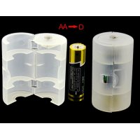 Battery Holder Adapter - Converts AA to D