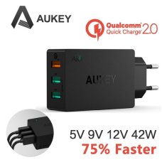 Power Adapter USB with Qualcomm Quick Charge 2.0 - Aukey