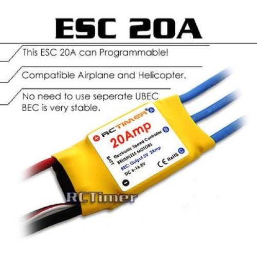 Mystery 10A Brushless Speed Controller ESC with 1A BEC for RC Airplane BB